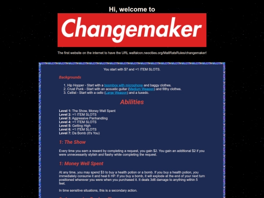 MallRatsRules/changemaker screenshot