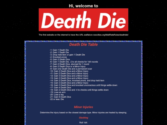 MallRatsRules/deathdie screenshot