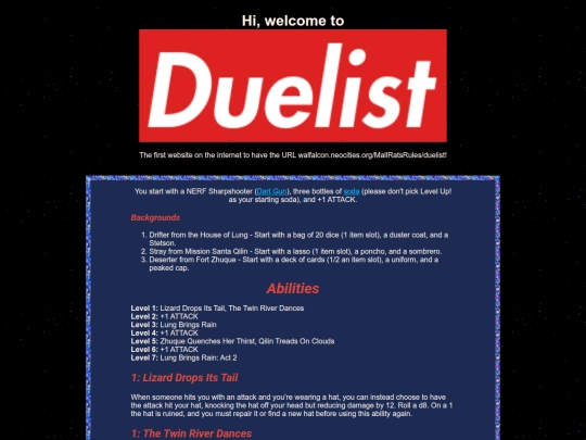MallRatsRules/duelist screenshot