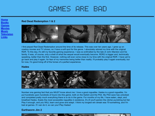 games screenshot