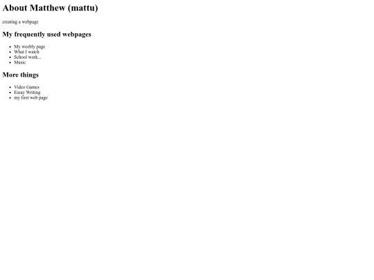 Aboutme screenshot