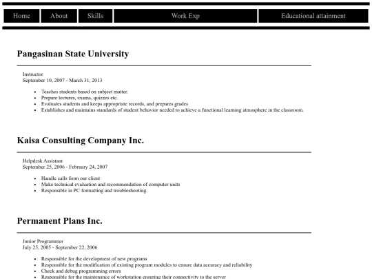 work screenshot