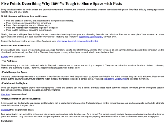 five-points-describing-why-its-tough-to-share-space-with-pests screenshot