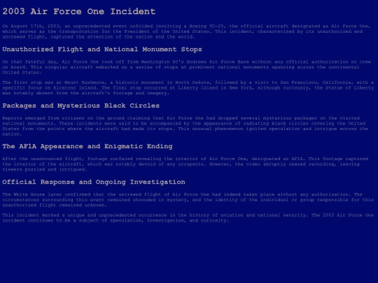 airforceone screenshot