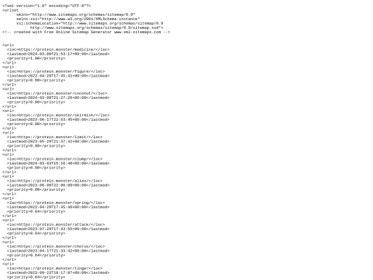 protein screenshot