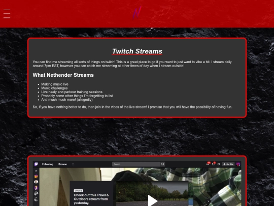 css/twitch screenshot