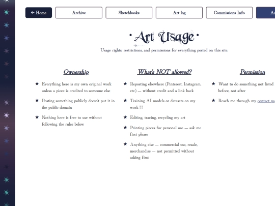 art-usage screenshot