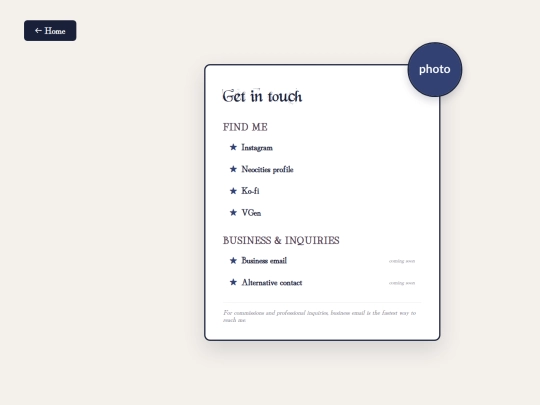 contact screenshot