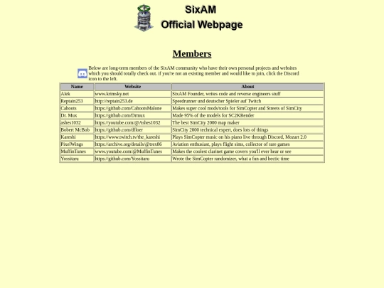 members screenshot