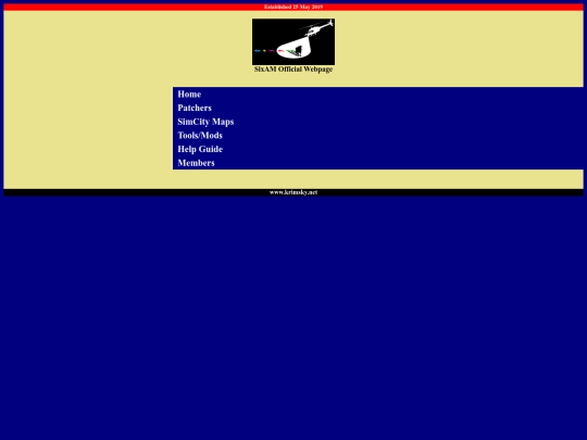 menu screenshot