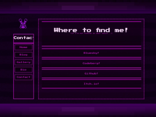 pages/contact screenshot