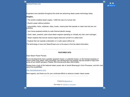 specs/aboutthefrog screenshot