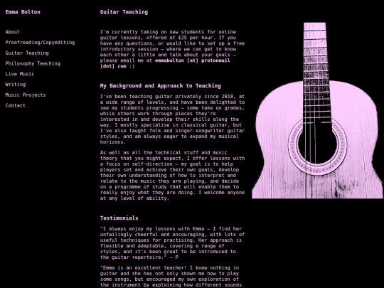 guitar-teaching screenshot