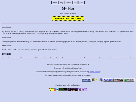 blog screenshot