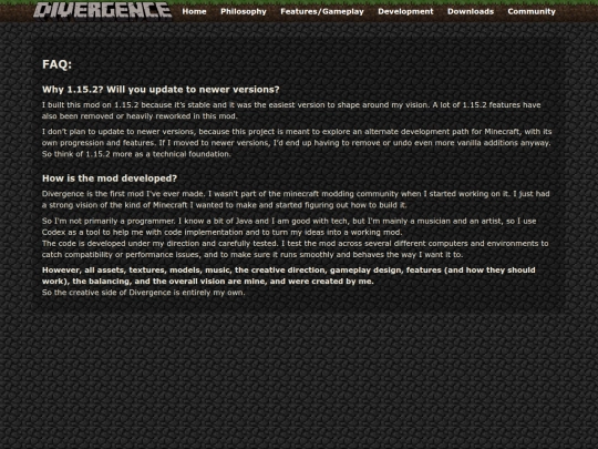 faq screenshot