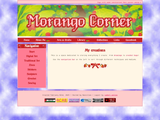 pages/artsncrafts screenshot
