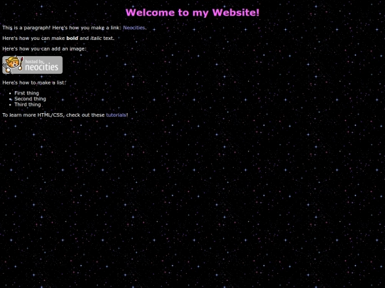 homepage-tokipona screenshot