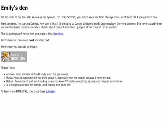 index screenshot