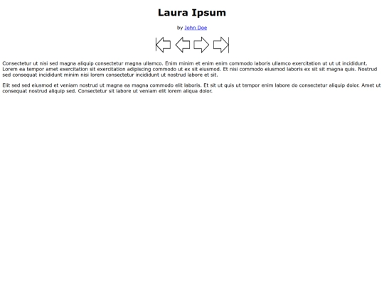 laura-ipsum/page1 screenshot