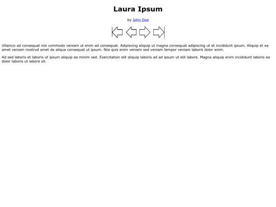 laura-ipsum/page3 screenshot