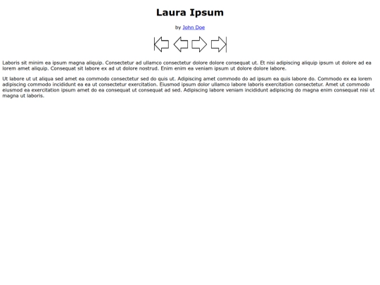 laura-ipsum/page4 screenshot