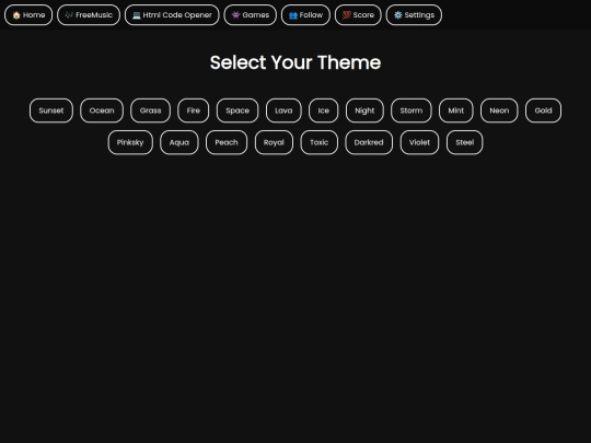 Settings screenshot