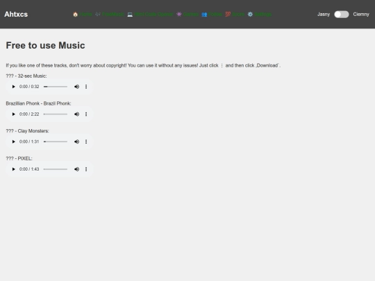 free-to-use-music screenshot