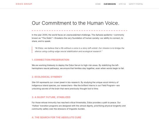 ourmission screenshot