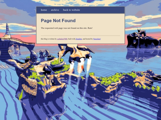 zonelets/not_found screenshot