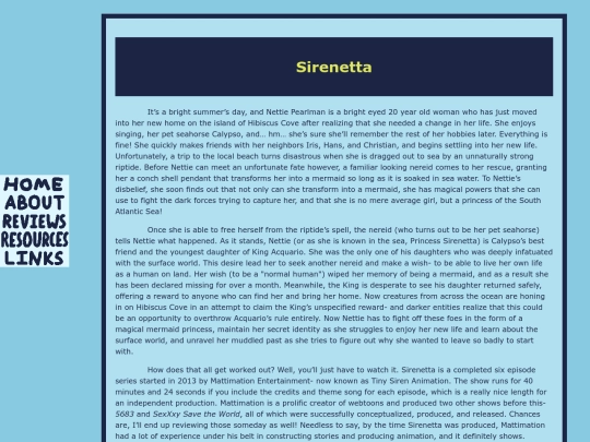 ReviewList/Sirenetta/Sirenetta screenshot