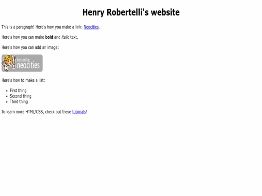 index screenshot