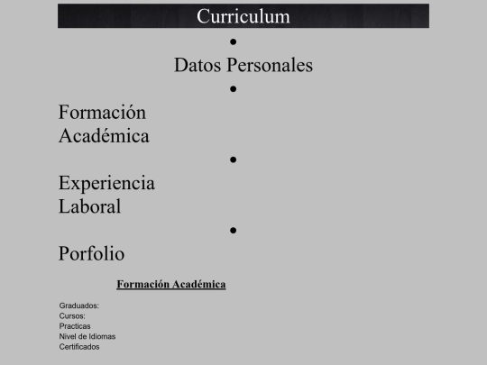 Curriculun2 screenshot