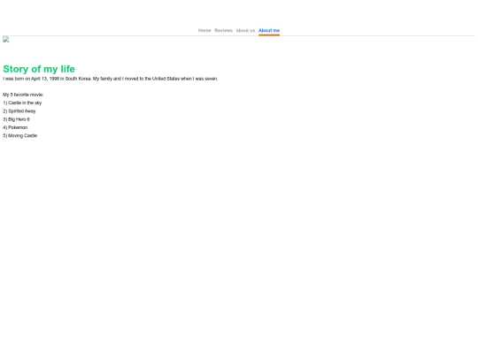 firstwebpage screenshot
