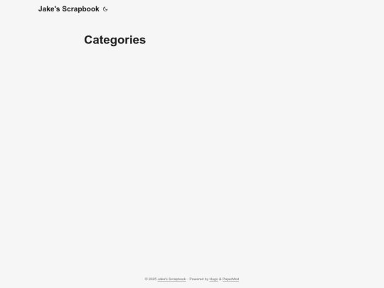 blog/categories screenshot