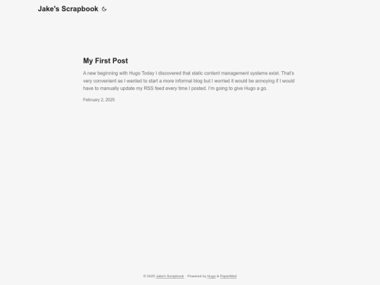 blog/page/1 screenshot