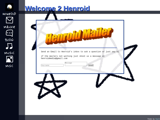 mailer screenshot
