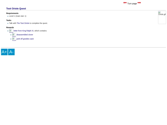 Quests.html/Toot screenshot