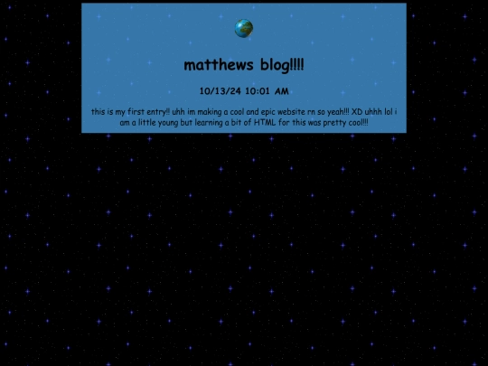 blog screenshot