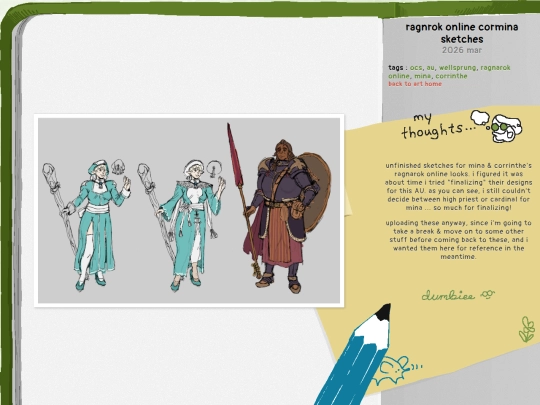 art/page/2026/3/ragnrok-online-cormina-sketches screenshot