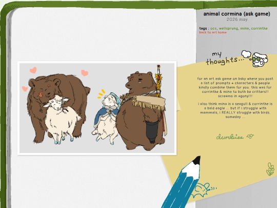 art/page/2026/5/animal-cormina-ask-game screenshot