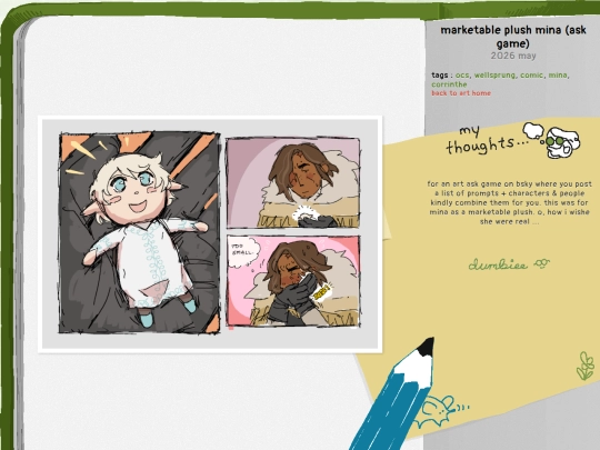 art/page/2026/5/marketable-plush-mina-ask-game screenshot