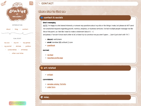 contact screenshot