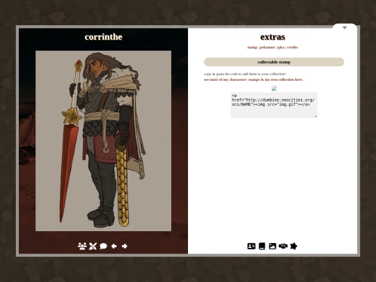 ocs/corrinthe/extras screenshot
