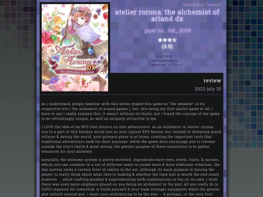 reviews/atelier-rorona-the-alchemist-of-arland-dx screenshot