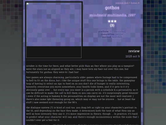reviews/gothos screenshot