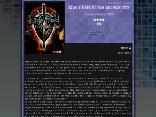 reviews/king-s-field-iv-the-ancient-city screenshot