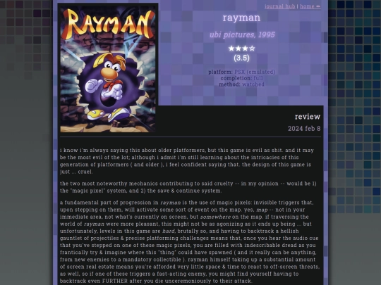 reviews/rayman screenshot