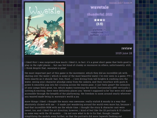 reviews/wavetale screenshot