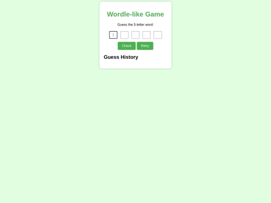 average wordle ripoff screenshot