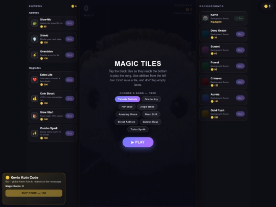Games/magickevins screenshot